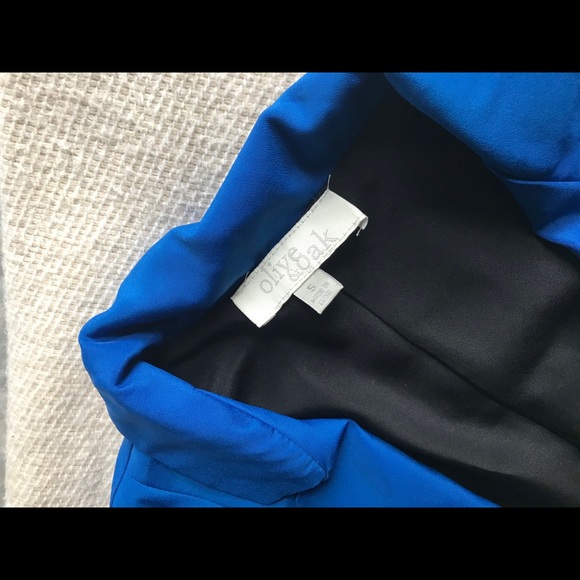 Silky royal blue blazer - Picture 3 of 8